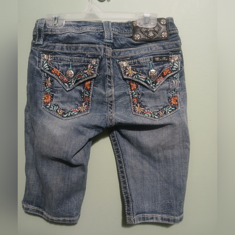 Miss Me Bermuda Shorts-Girls